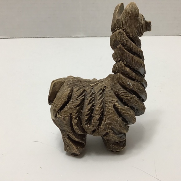 Artesania Rinconada Llama Figurine Carved Animal Collectible Art Uruguay Signed - Picture 5 of 8